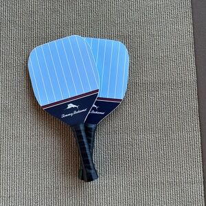 🫶Tommy Bahama Light Blue and Black Pickleball Paddles